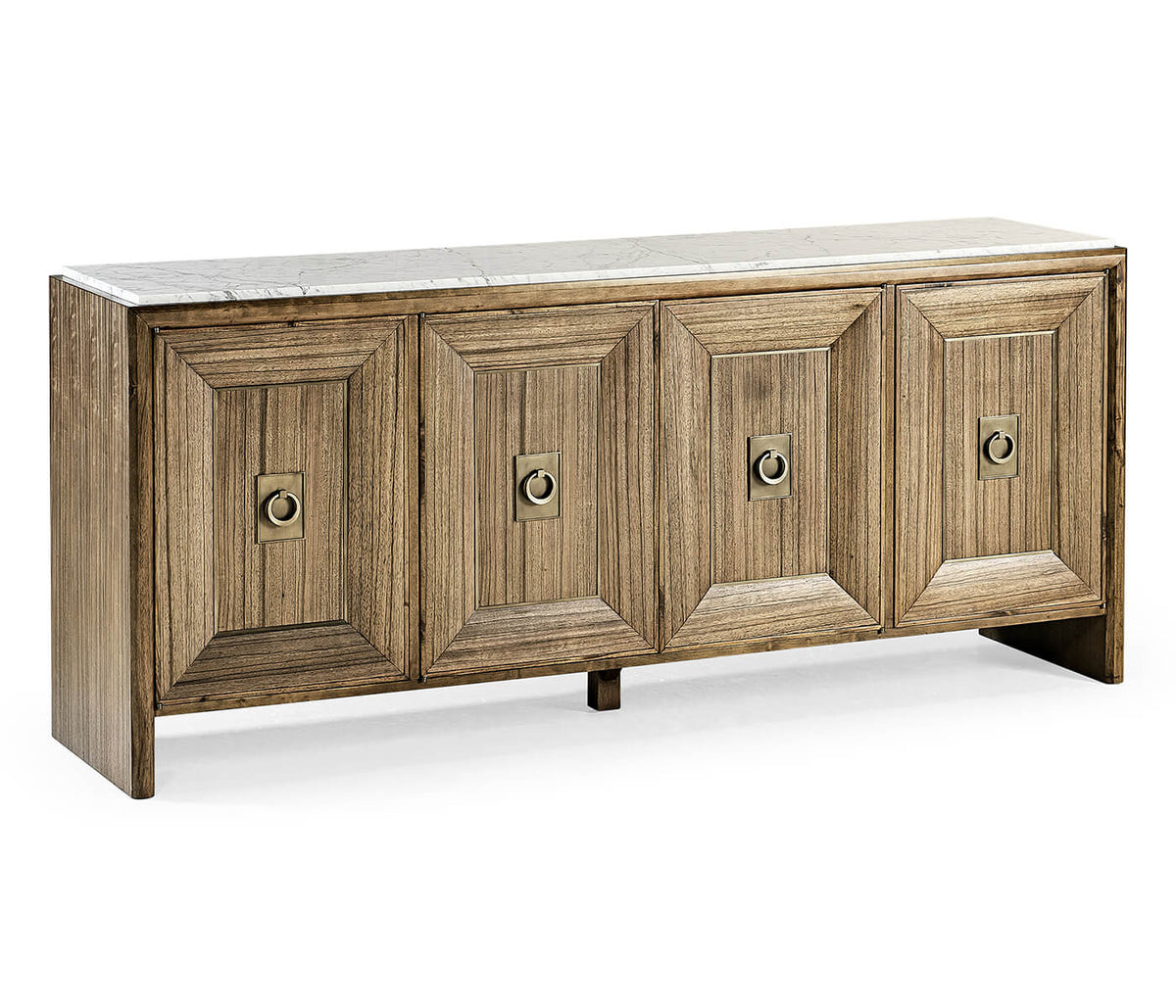 Hamilton White Marble Credenza