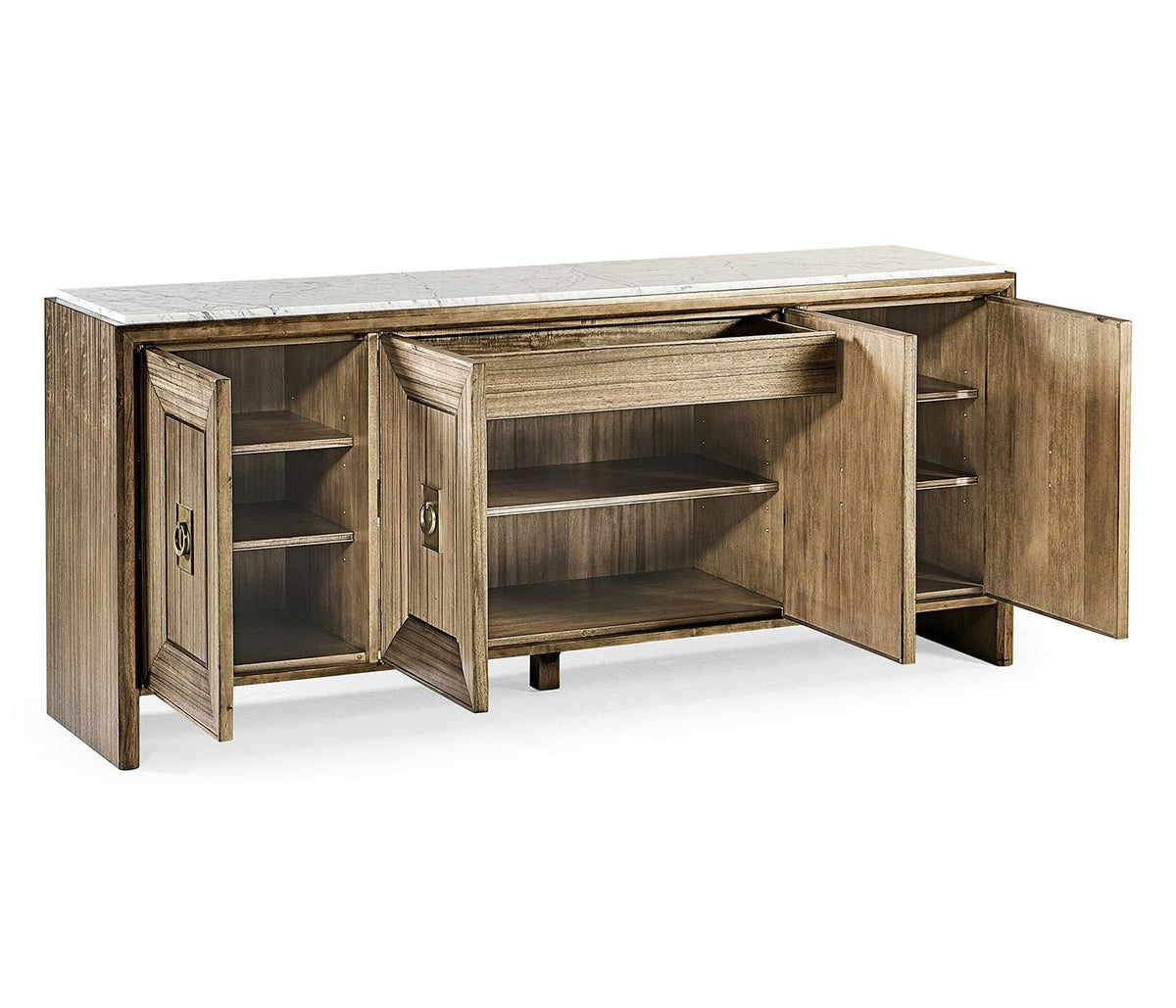 Hamilton White Marble Credenza