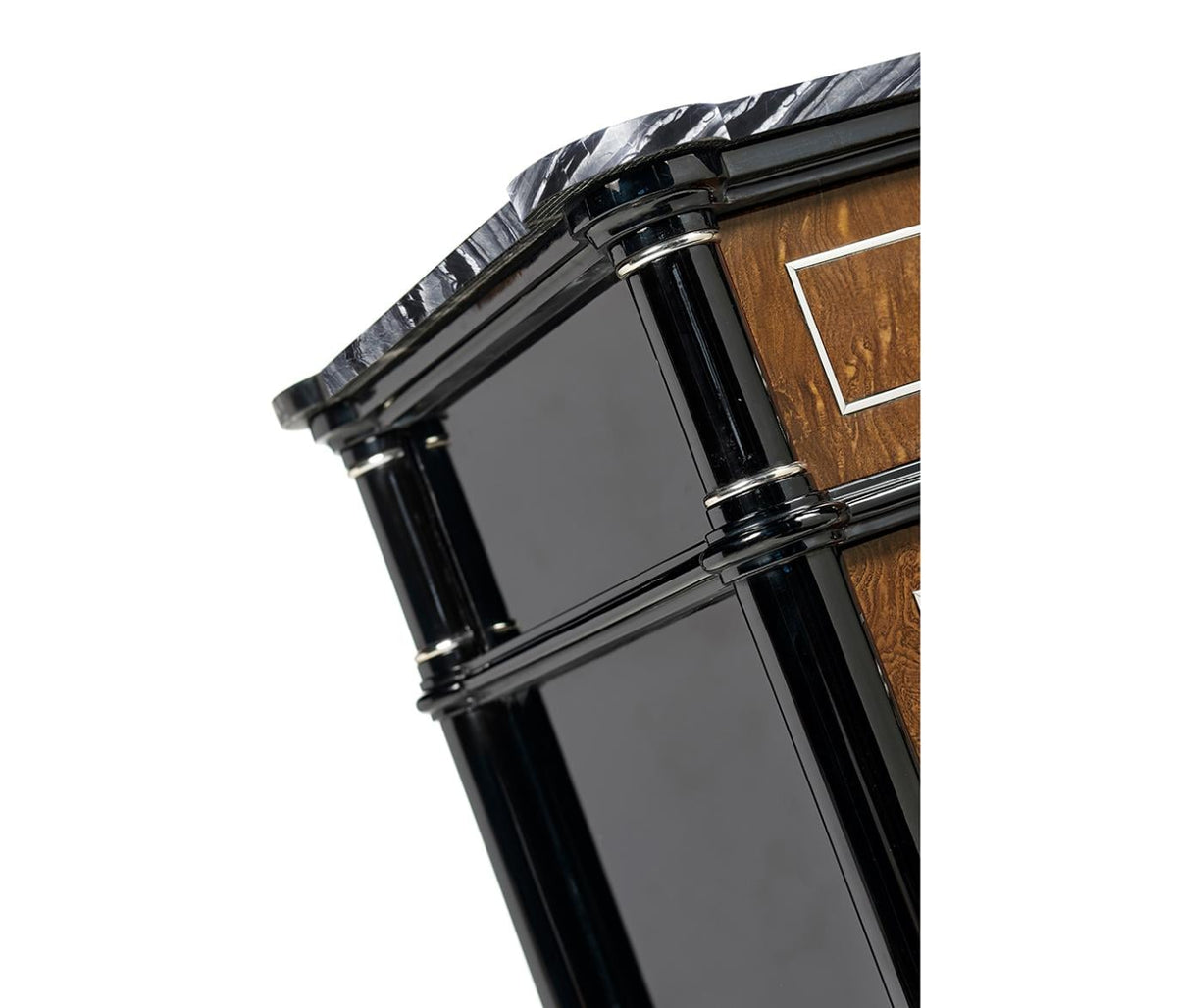 Madison Nightstand with Marble Top