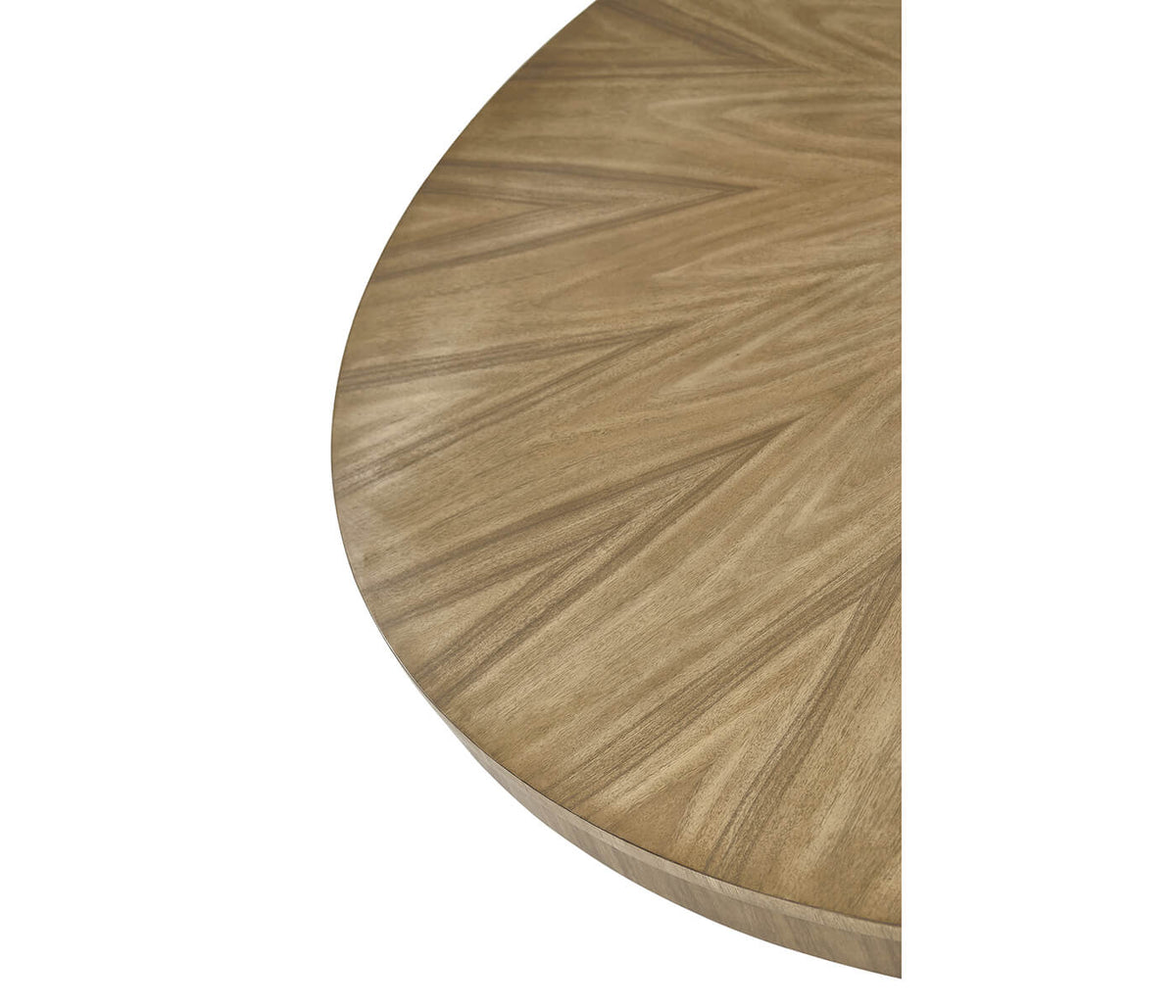 Round Dining Table in Bleached Walnut - 183cm
