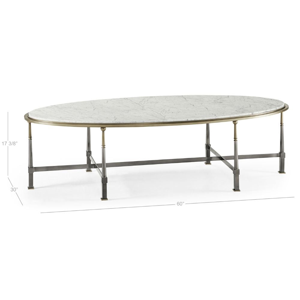 Hamilton Oval Cocktail Table