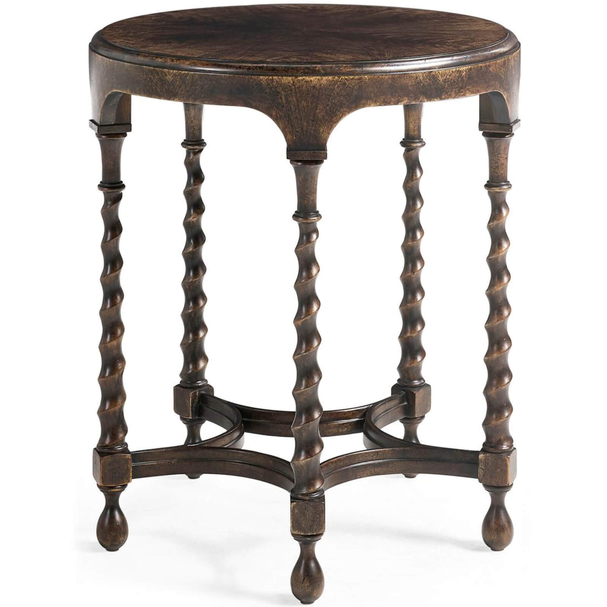 Orsman Ebonized Round Side Table