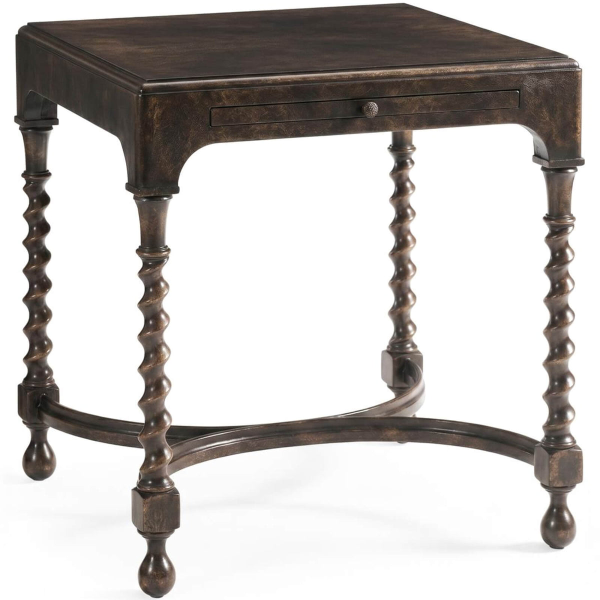 Orsman Ebonized Square Side Table
