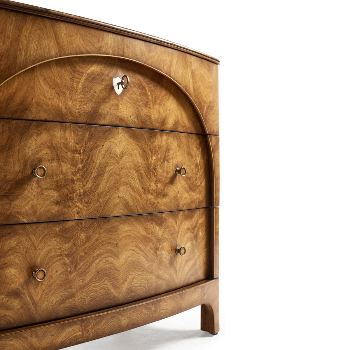 Orsman Three Drawer Bedside Table