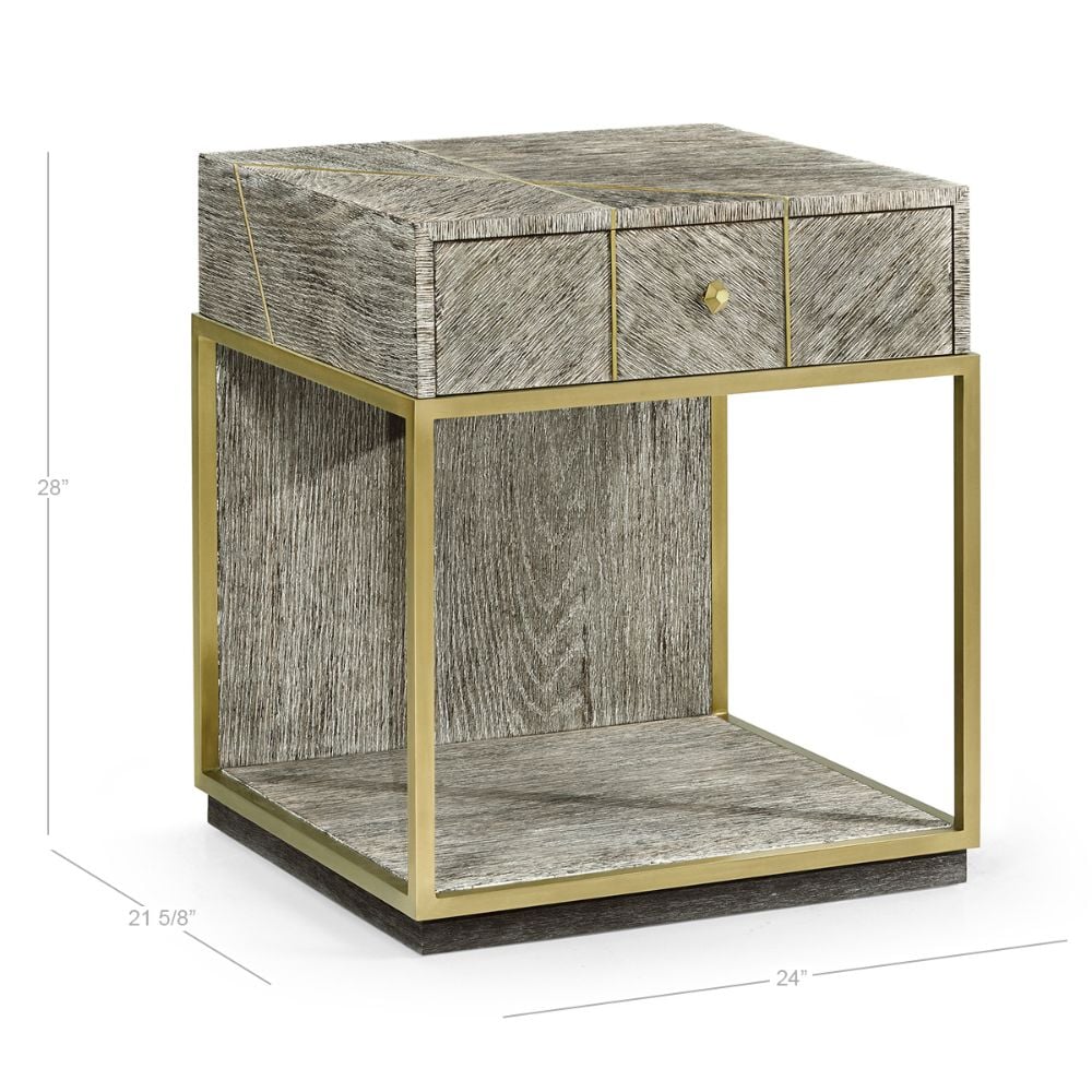 Geometric Bedside Table