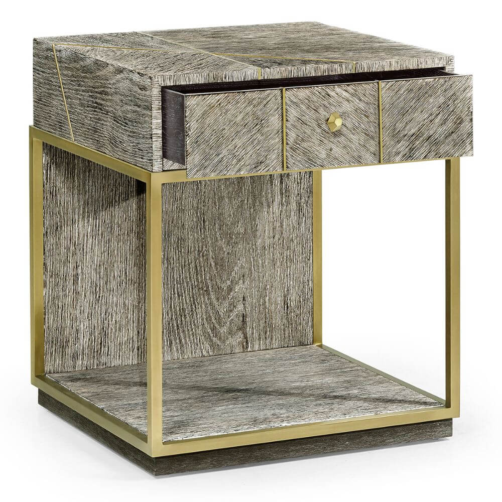 Geometric Bedside Table