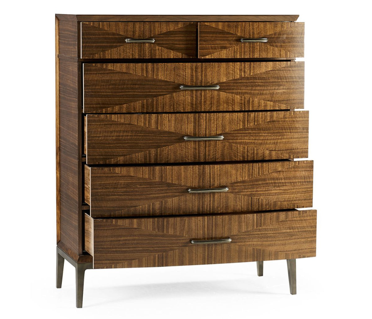Toulouse Walnut Tall Chest of Drawers