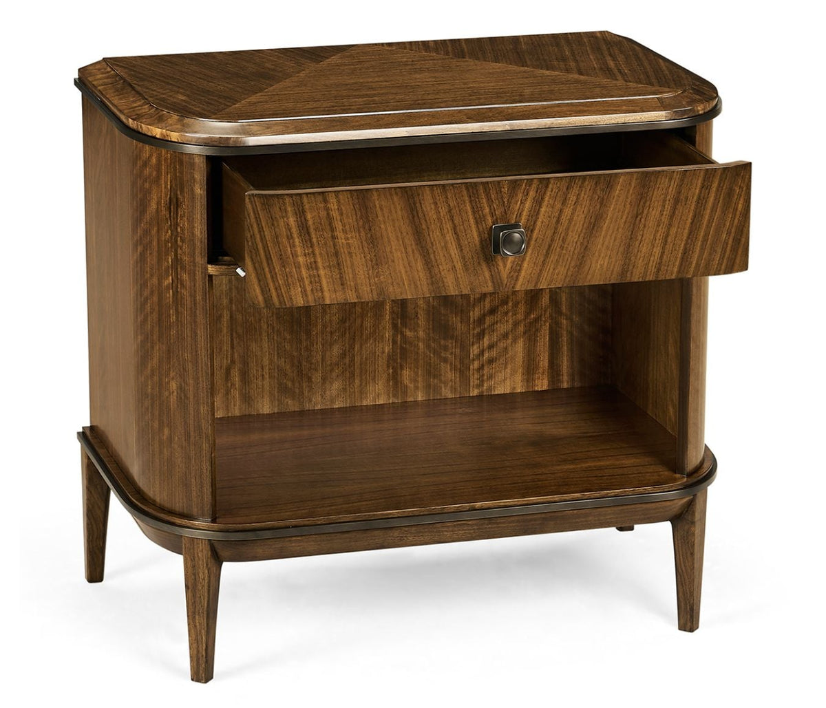 Garonne Walnut Bedside Cabinet
