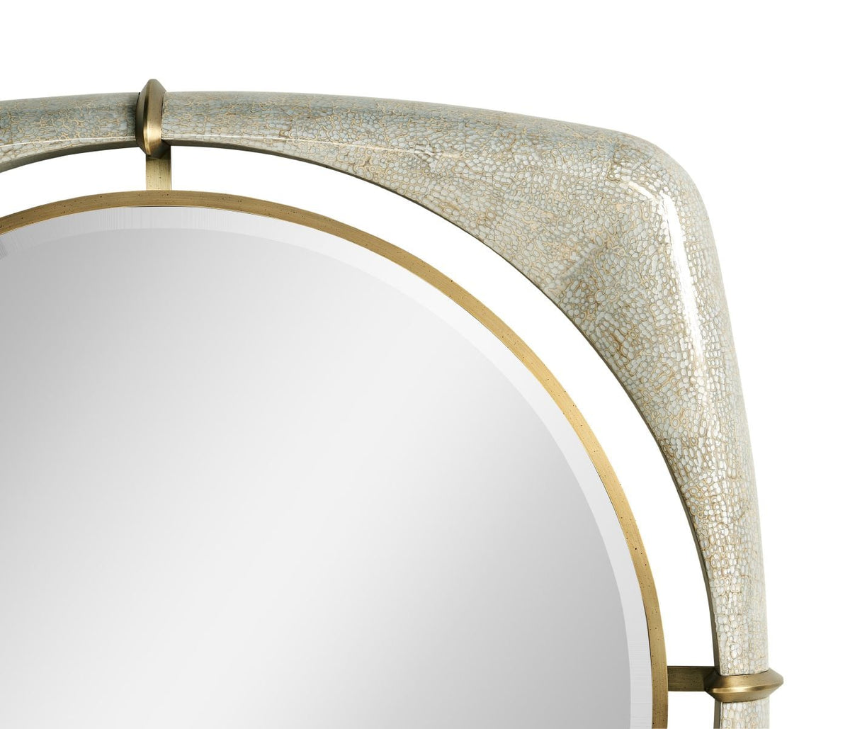 Garonne Eggshell Framed Mirror - Small