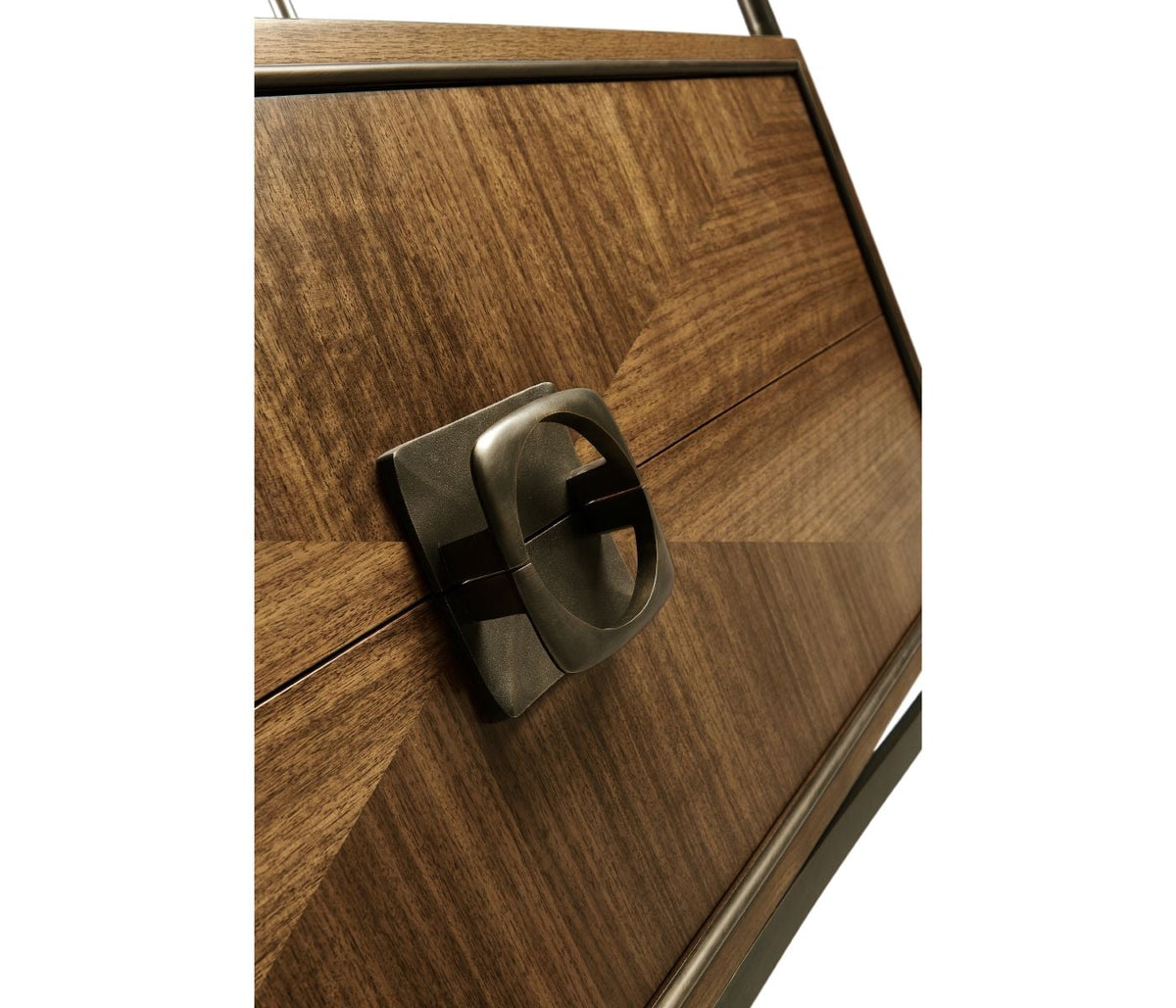 Toulouse Walnut Open Shelving Unit