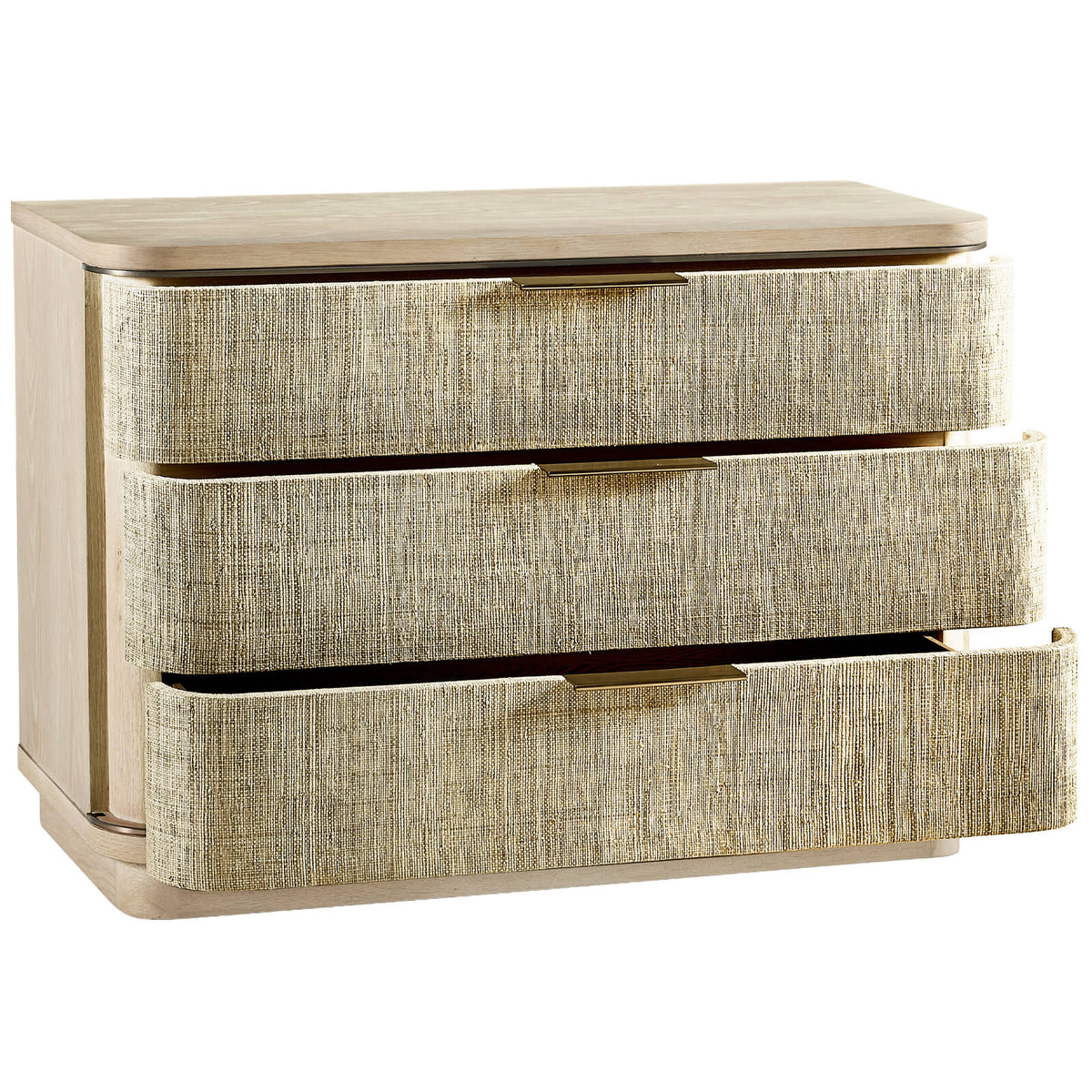 Seiche Glasscloth Bedside Table - Large