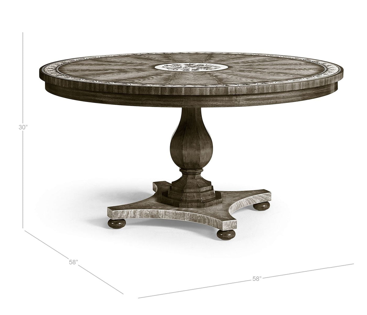 Vermeer Round Pedestal Dining Table - 147cm