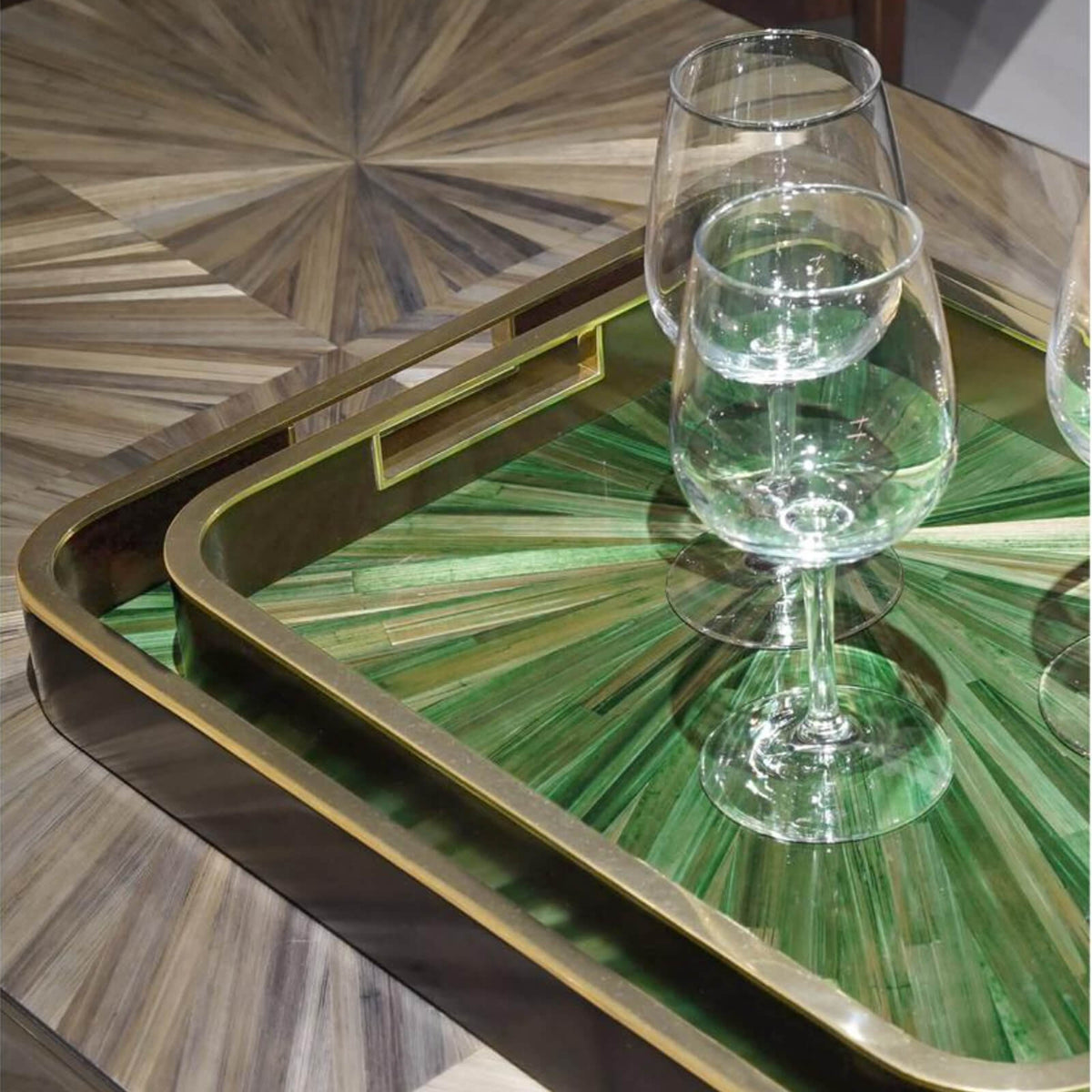 Verdure Rectangular Tray - Set of 2