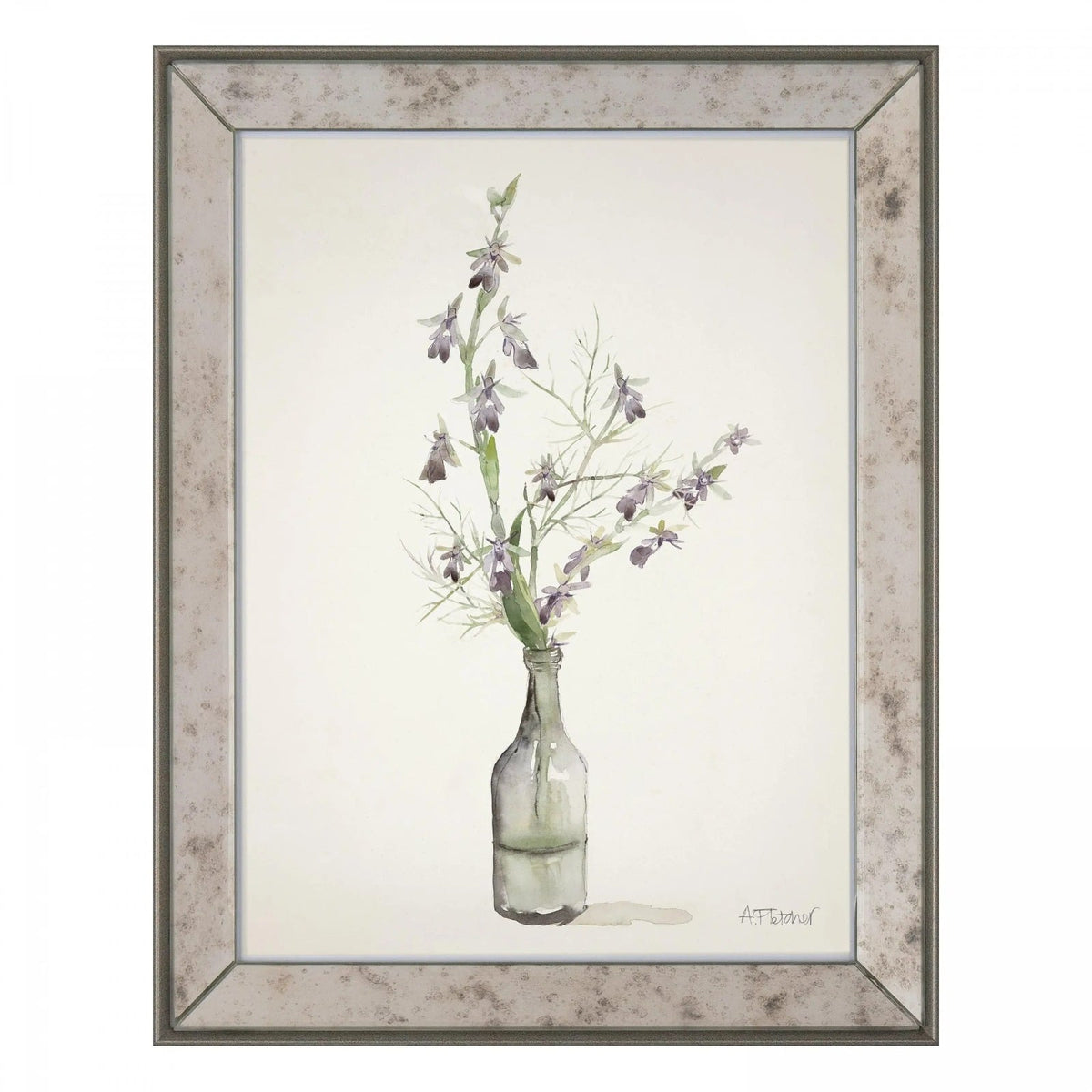 Amethyst Orchids Framed Art