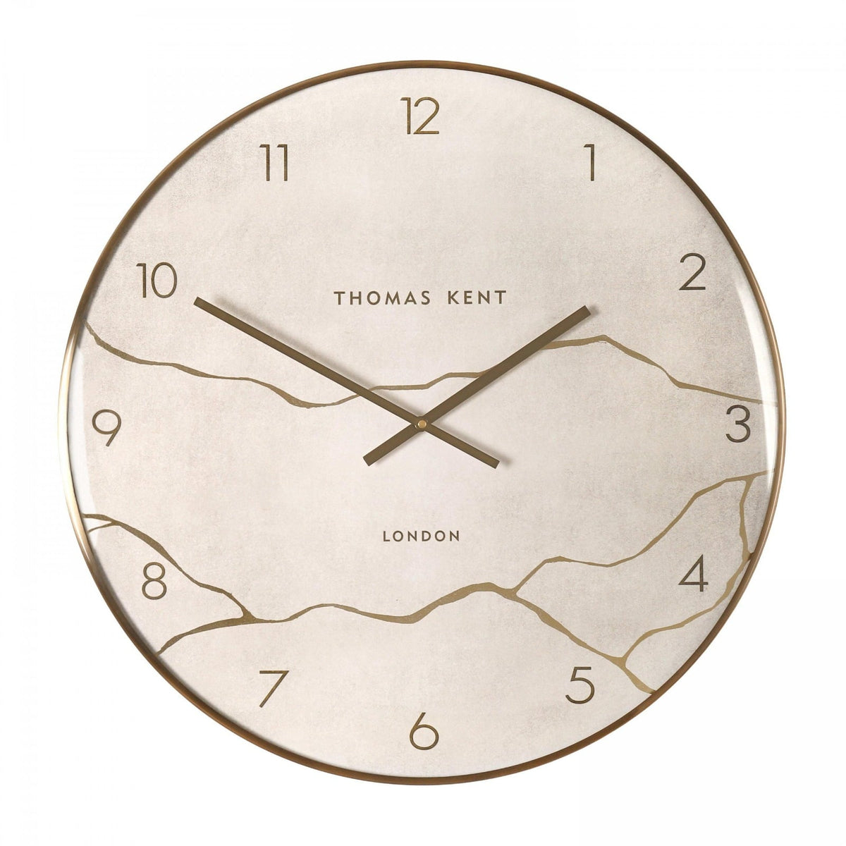 Oyster Wall Clock in Stone