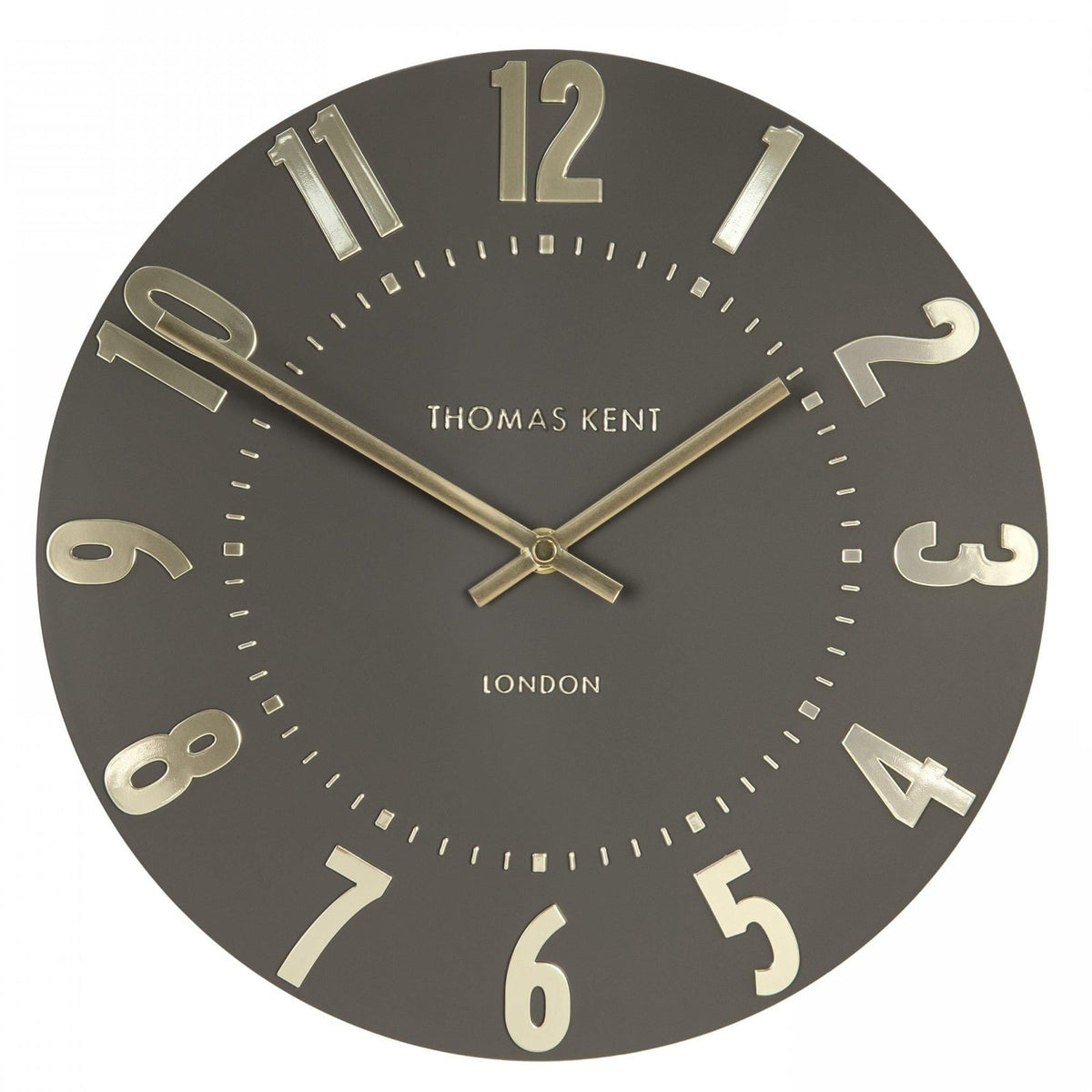 Mulberry Small Wall Clock in Espresso