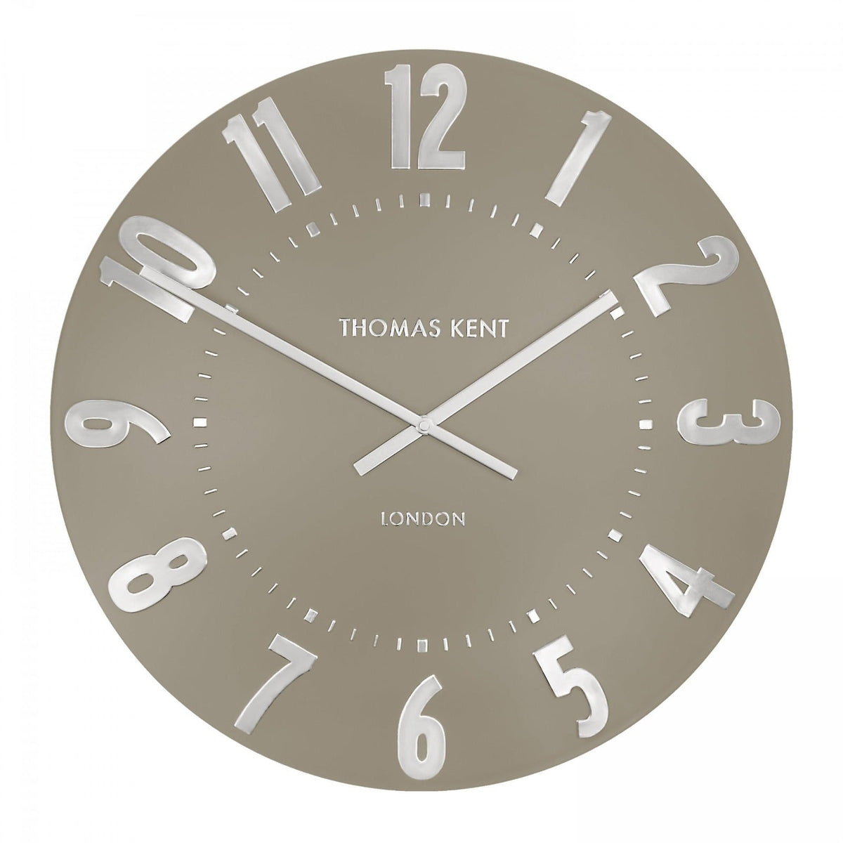 Mulberry Large Wall Clock in Mocha