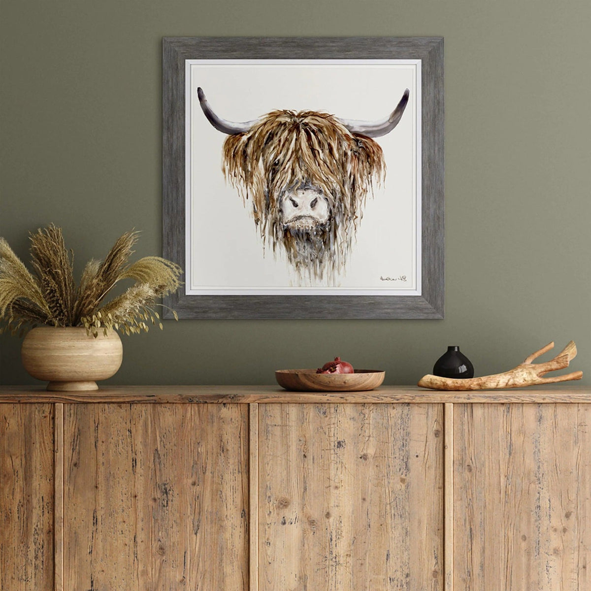 Freddie Framed Canvas