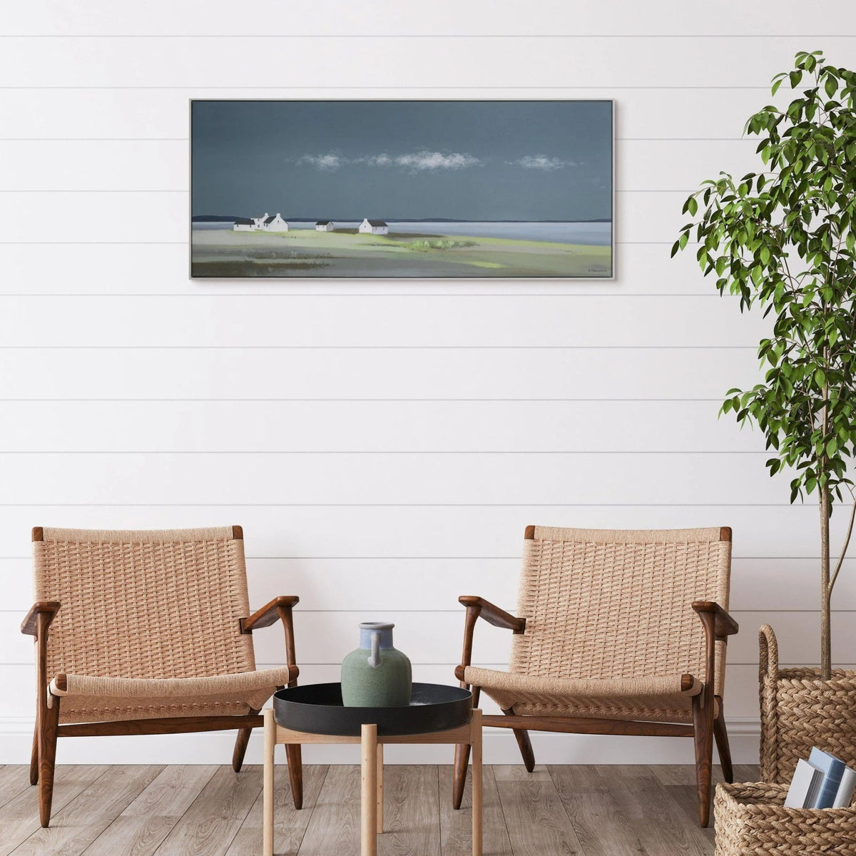 Days End Framed Canvas