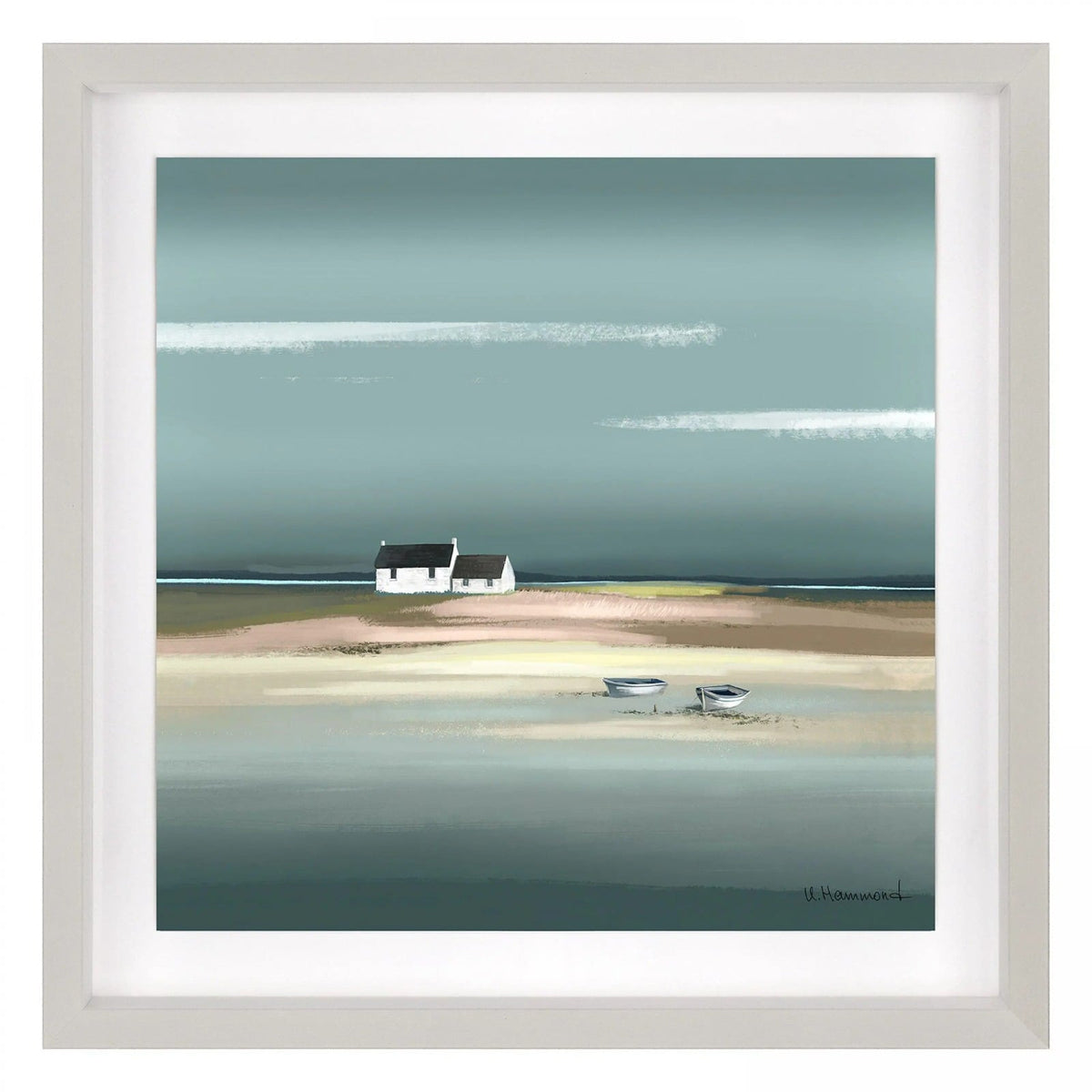 Azure Framed Art