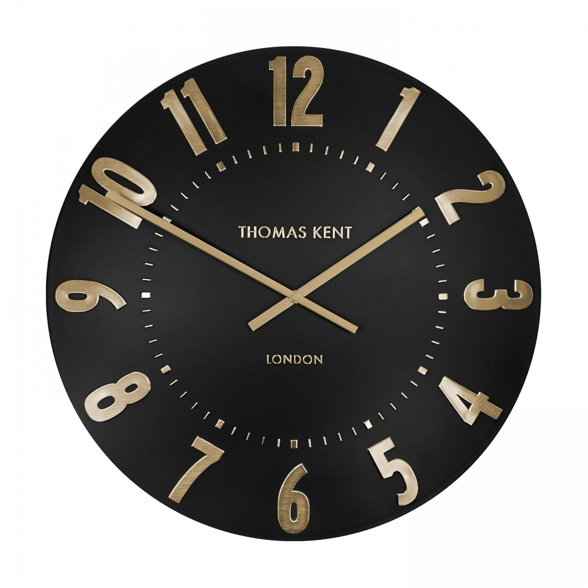 Mulberry Large Wall Clock in Noir