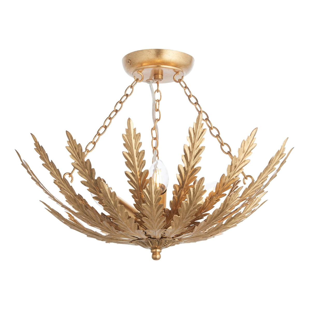 Chara Ceiling Light in Gold
