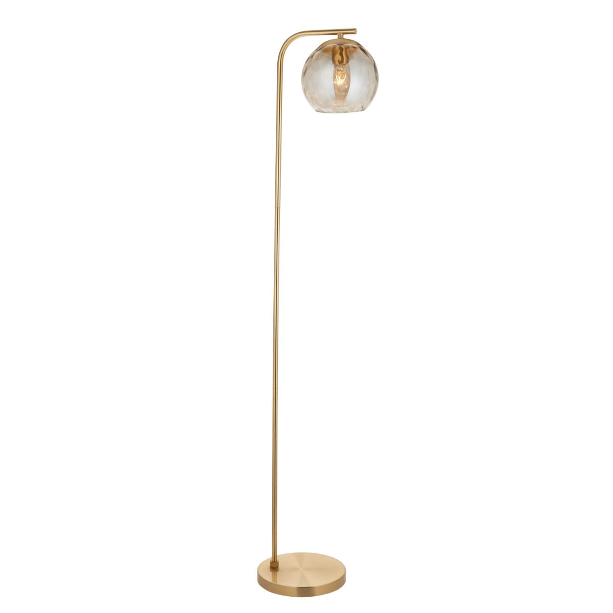 Dimple Floor Light Satin Gold