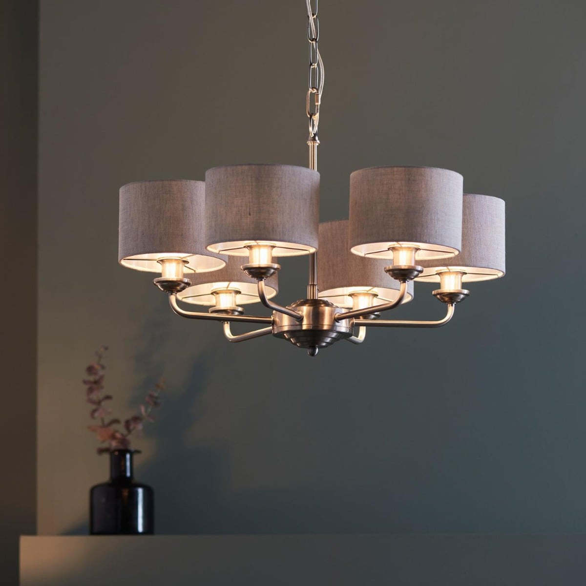 Homelea 6 Pendant Light Chrome