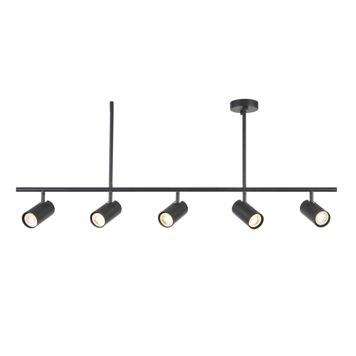 Roza 5 Ceiling Light Black