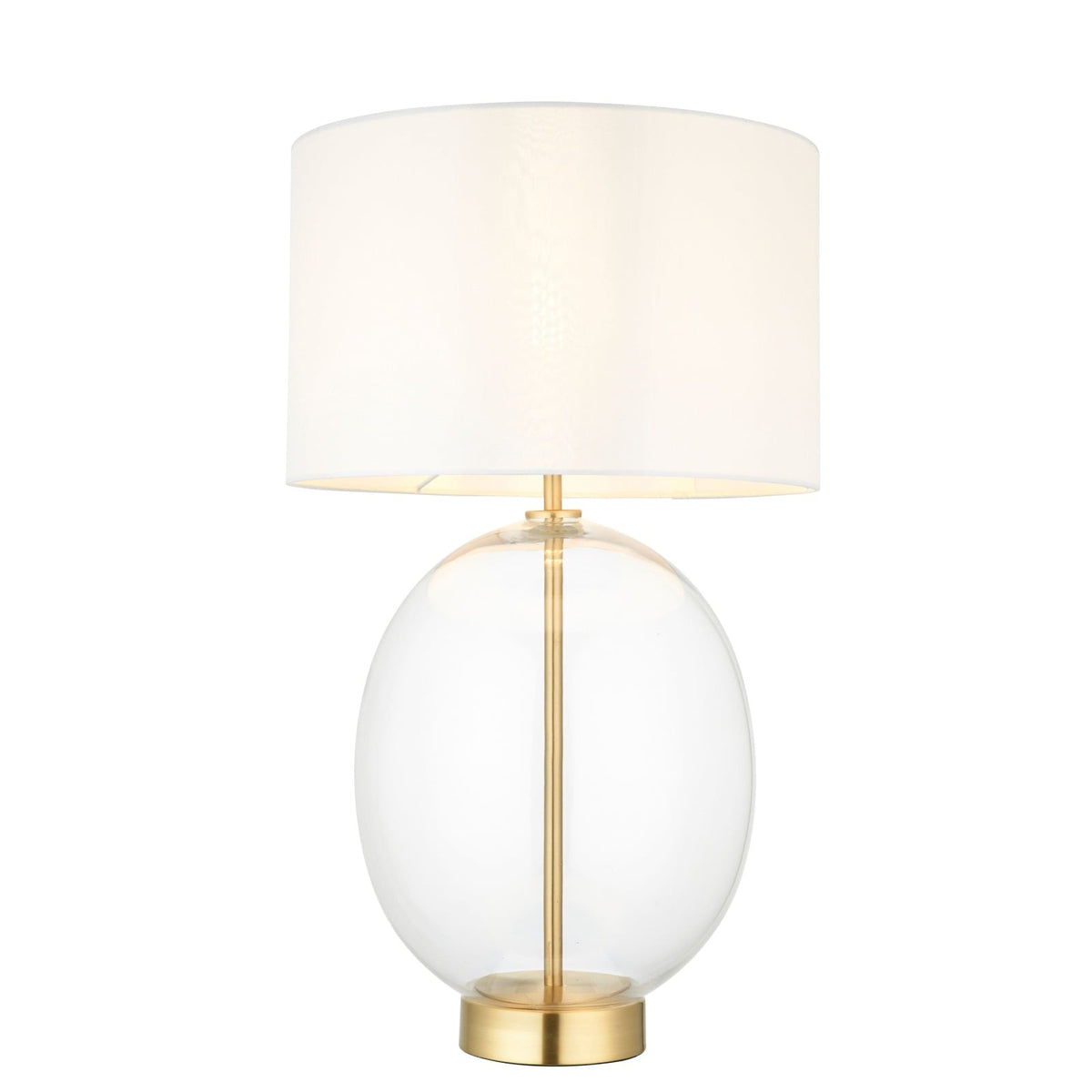 Kelda Oval Table Lamp in Vintage White