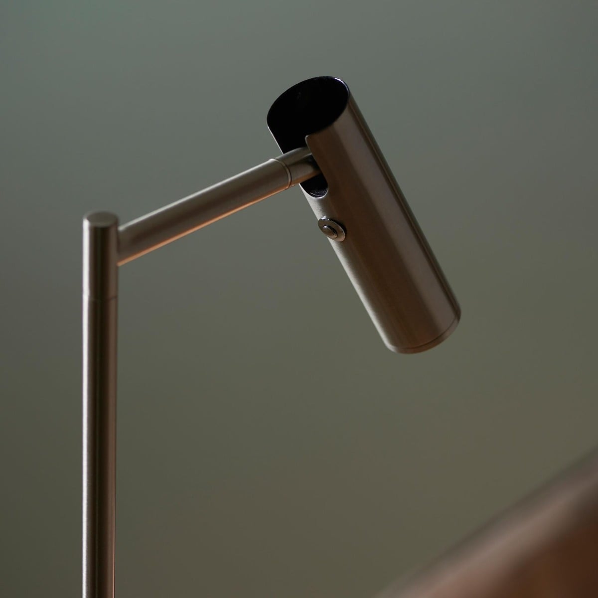 Devoted Reader 1 Floor Lamp Satin Nickel