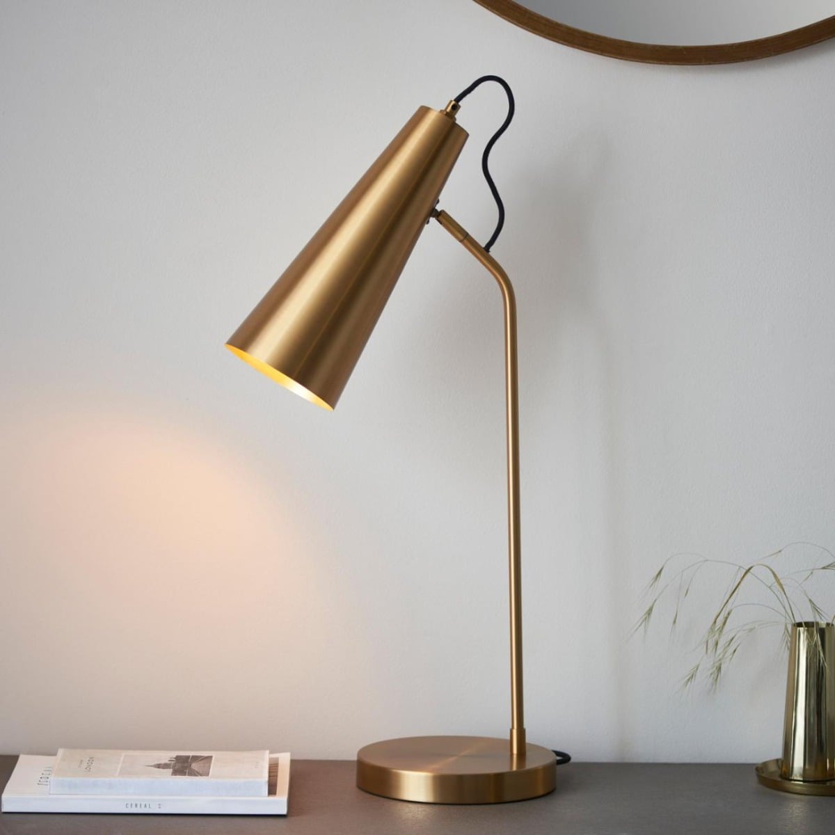 Darna Table Lamp Antique Brass