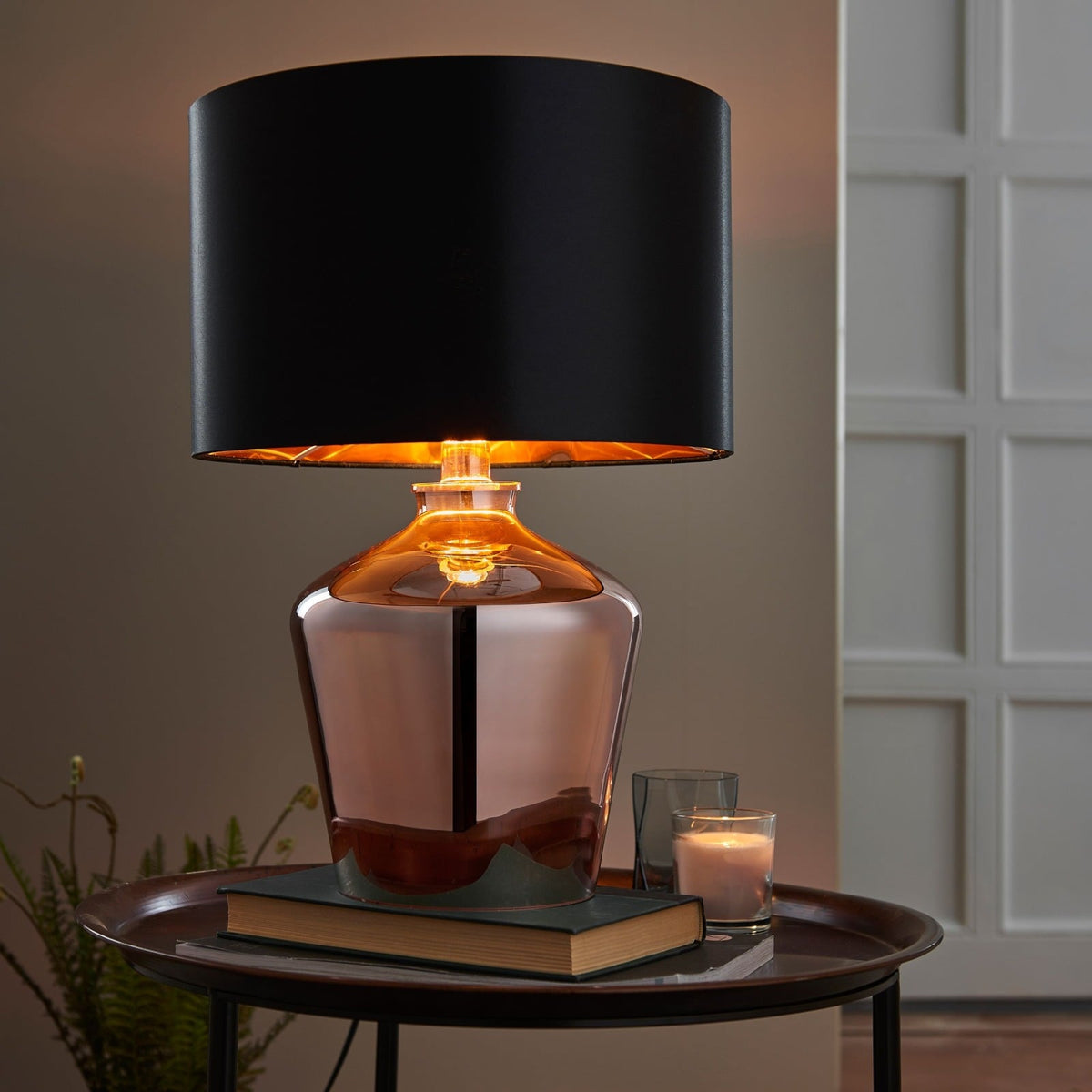 Pontefract Table Lamp in Copper