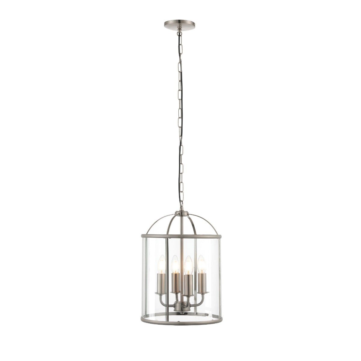 Worstead Pendant Light in Satin Nickel