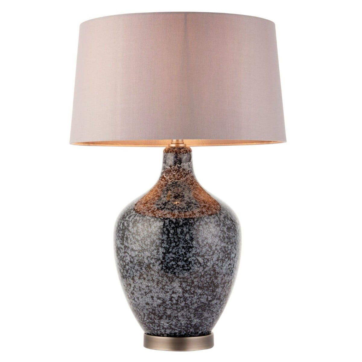 Hunstanton Table Lamp in Grey Black
