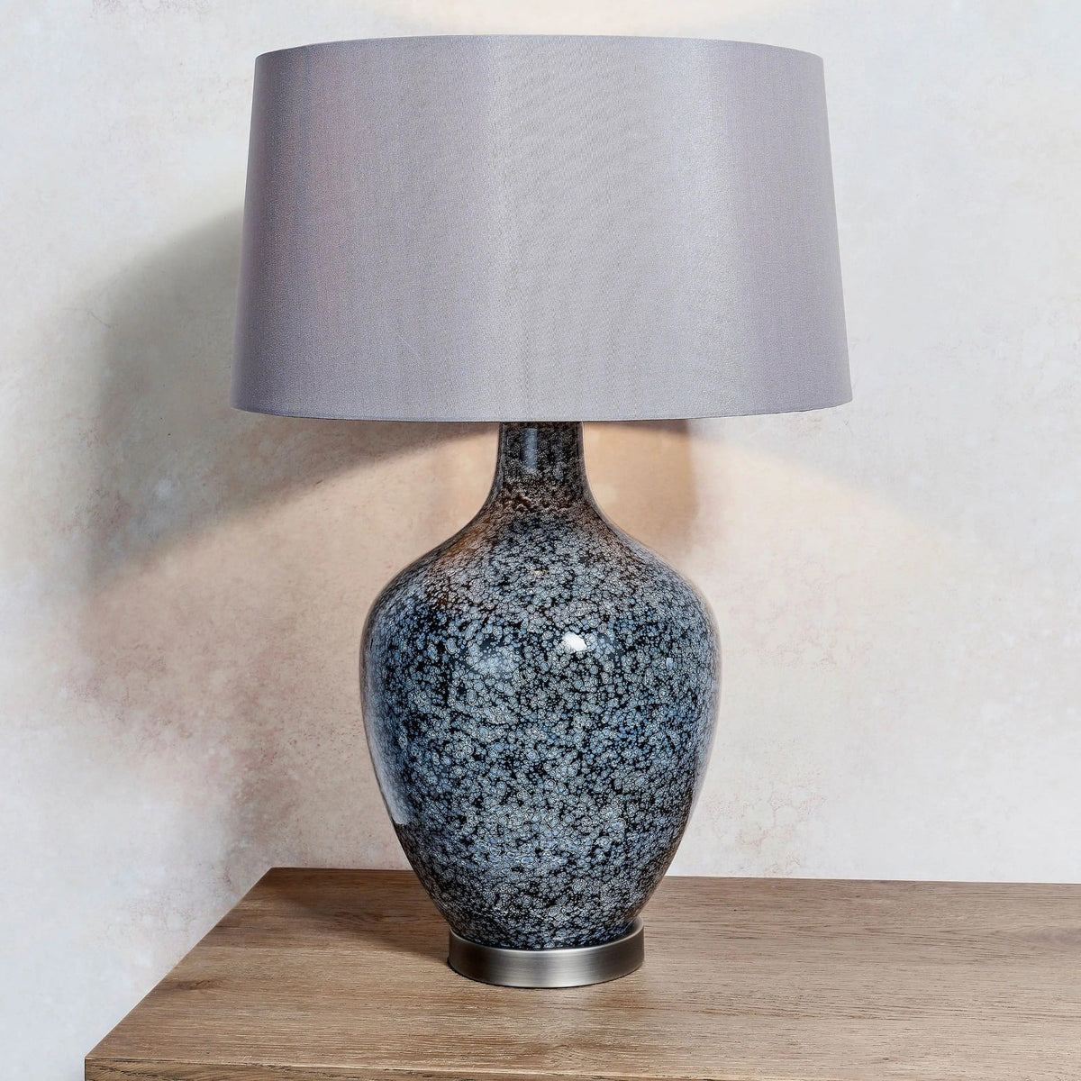 Hunstanton Table Lamp in Grey Black