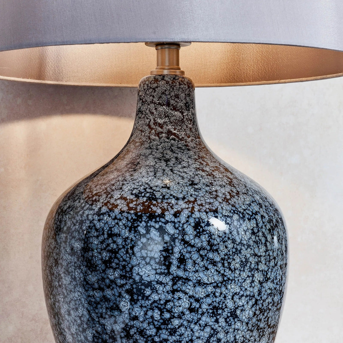 Hunstanton Table Lamp in Grey Black