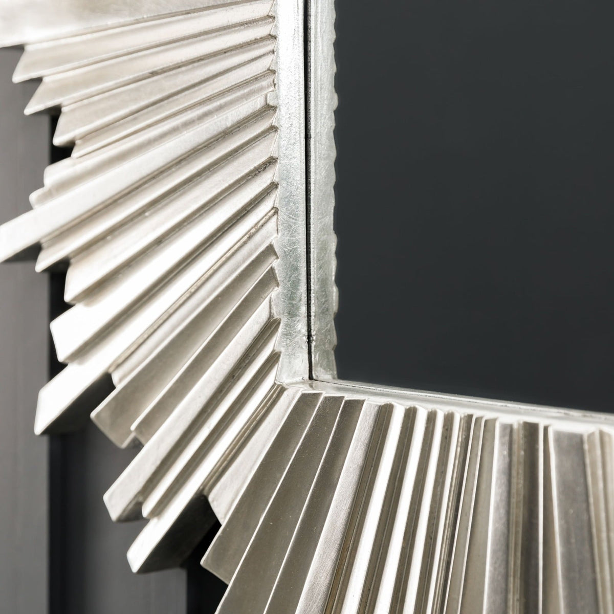 Starburst Mirror in Silver