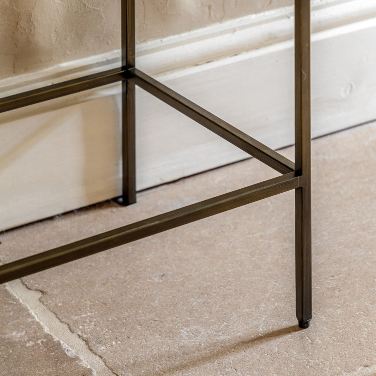 Catania Console Table in Bronze