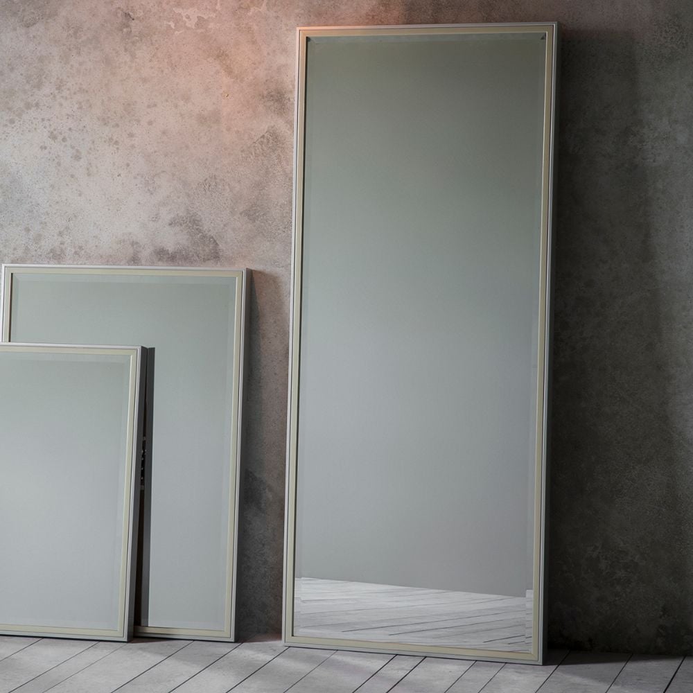 Newlands Full Length Mirror in Gold and Silver