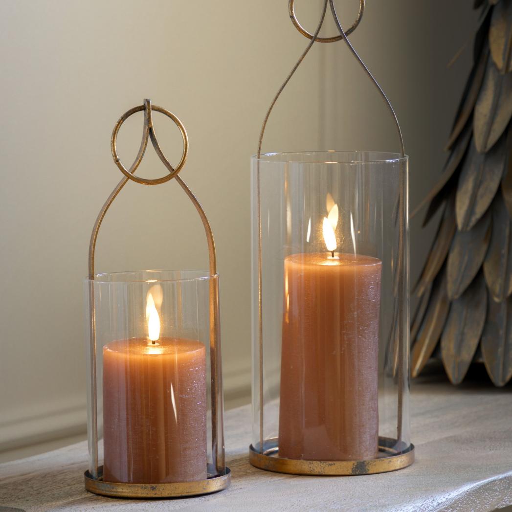 Alyia Lantern Large Antique Gold
