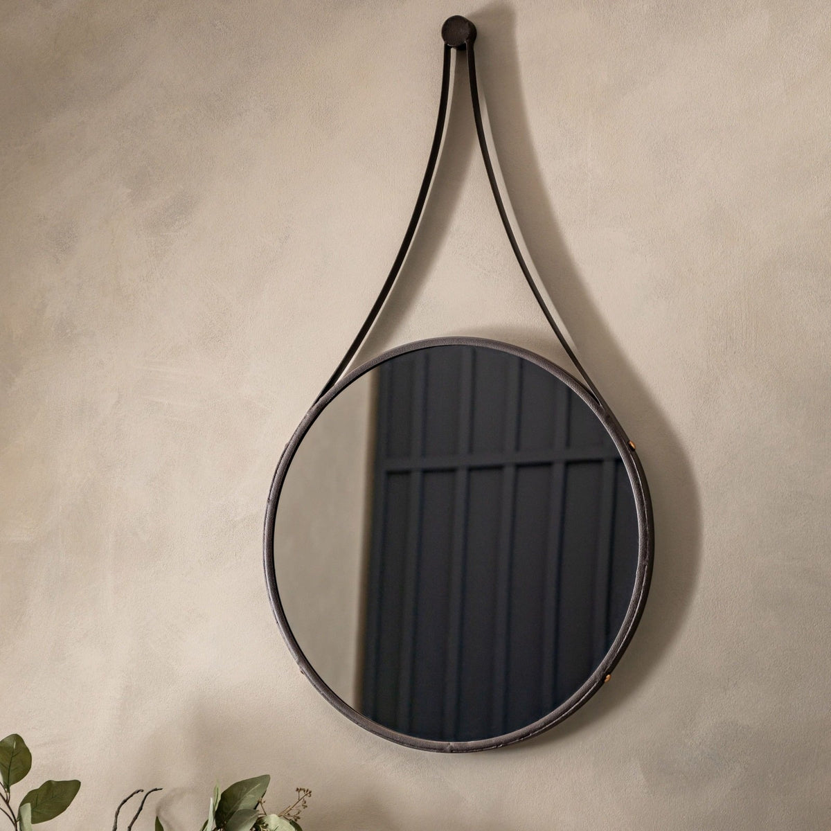 Drift Round Hanging Wall Mirror - Large