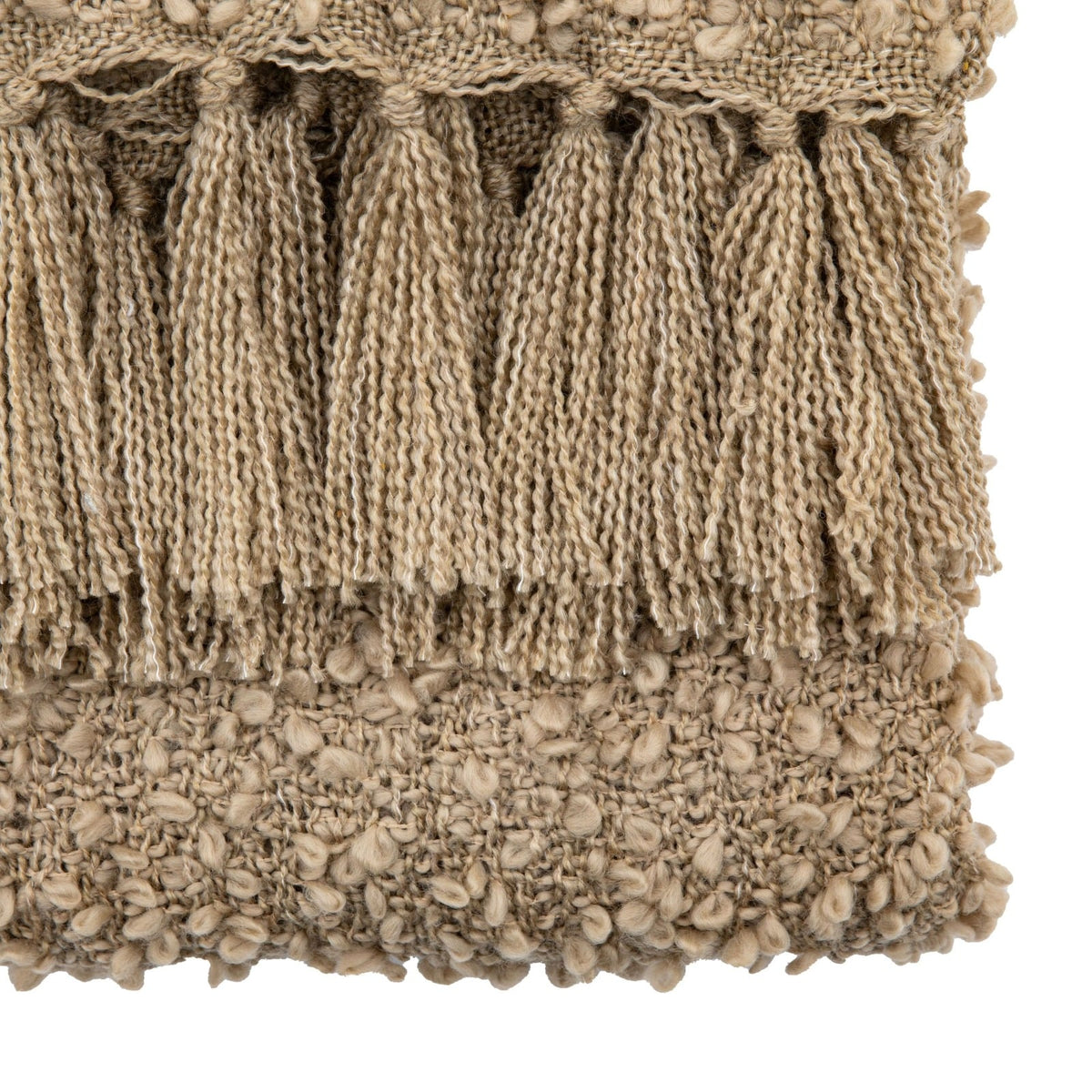 Vienna Woven Throw in Brown