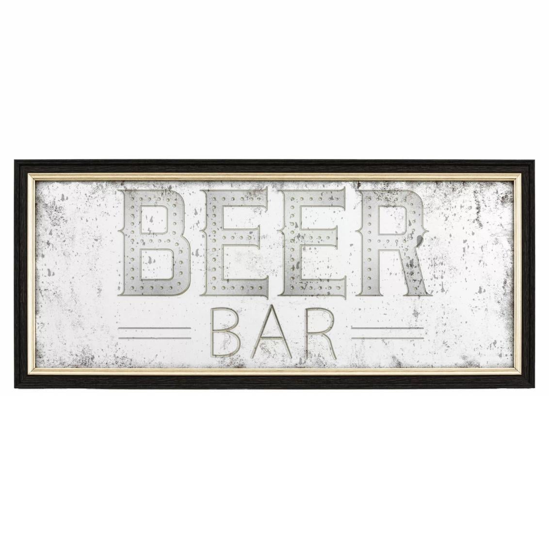 Beer Bar Wall Mirror