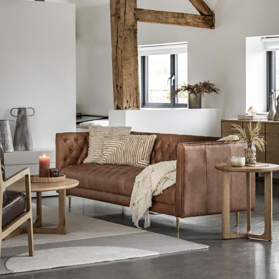 Chester Sofa Antique Brown Leather