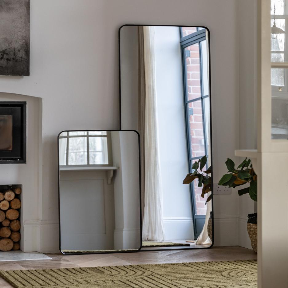 Balmoral Small Mirror Black
