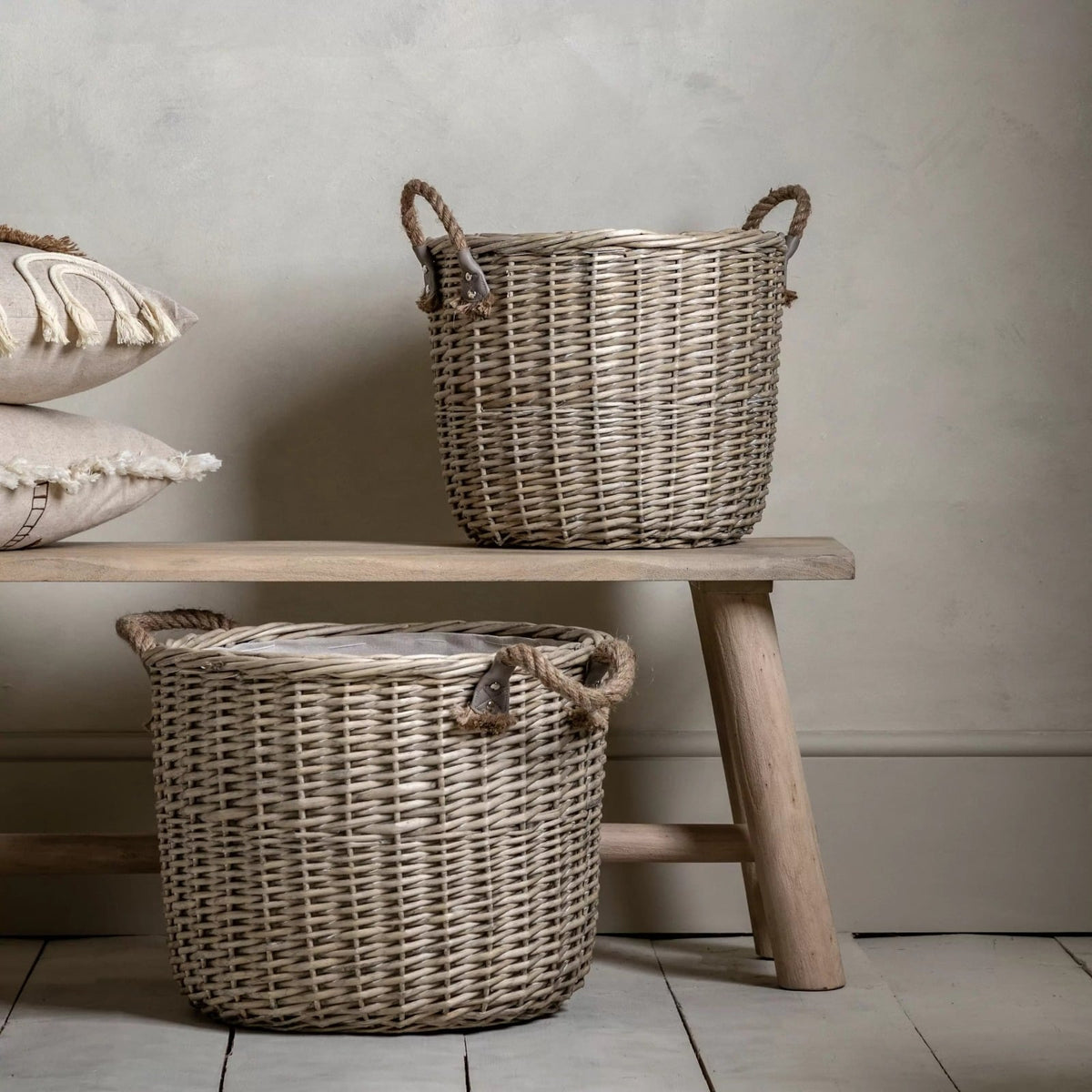 Paraiso Round Baskets Set of 2
