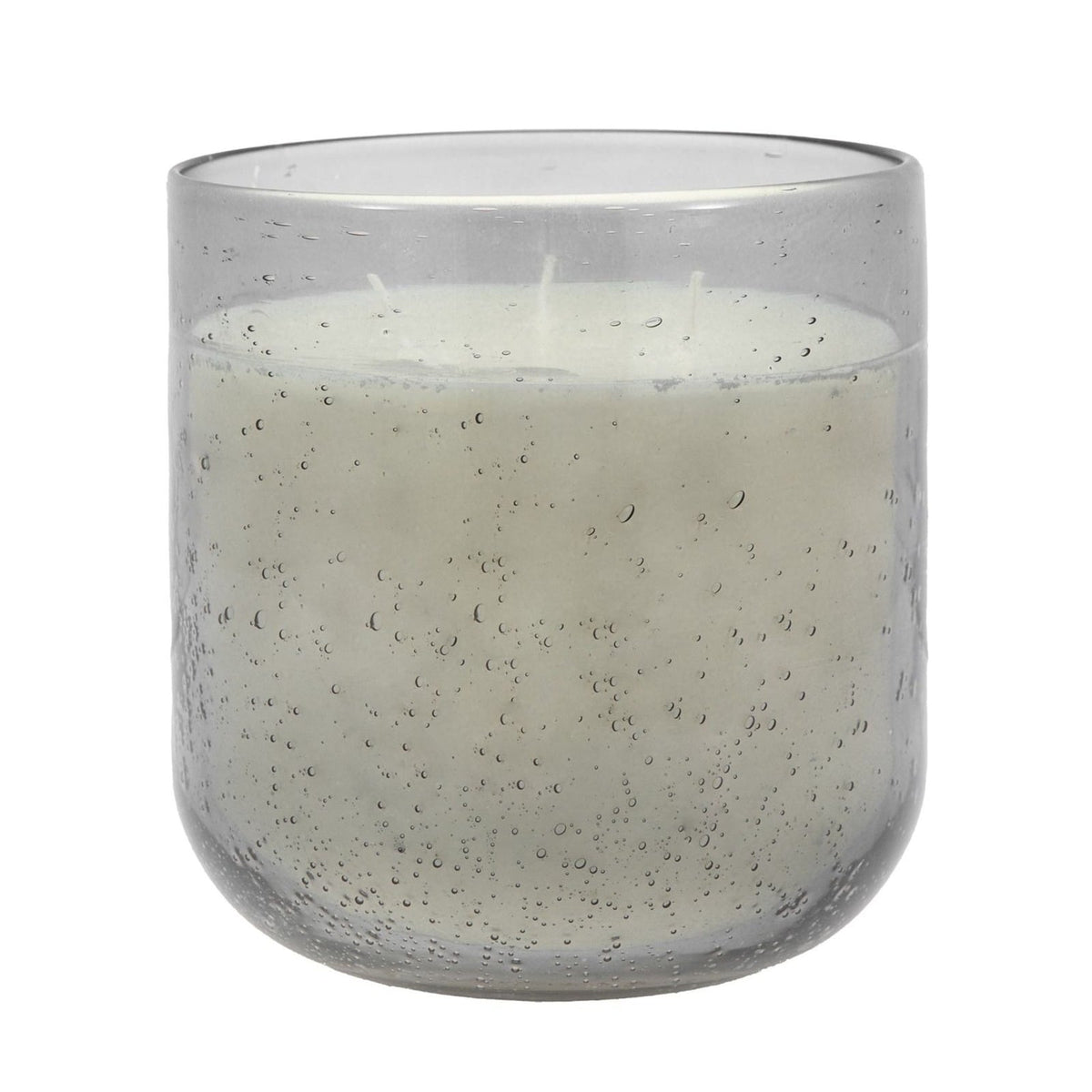 Small Glass Filled Candle in Smoke Rose and Oud