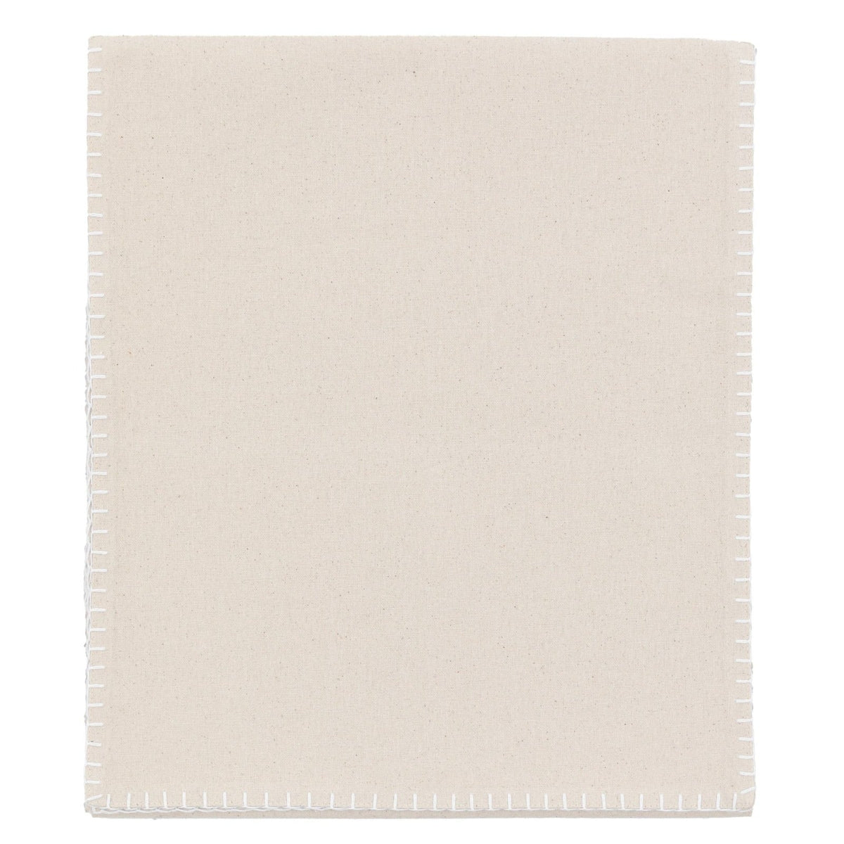 Linen Effect Table Runner in Cream
