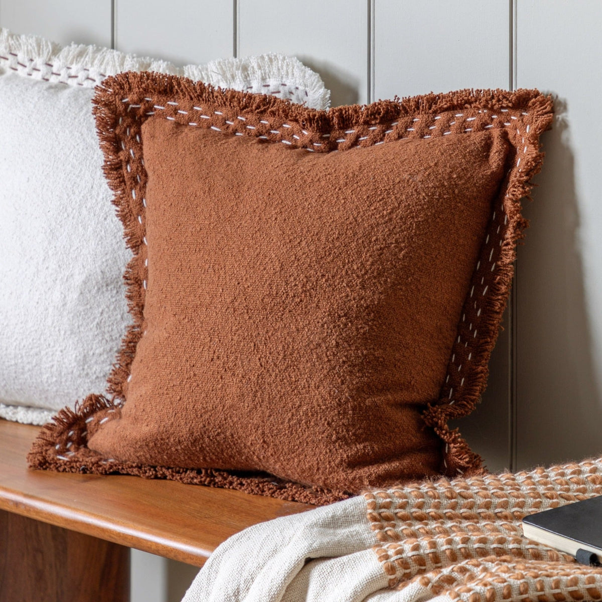 Harmony Cushion in Rust